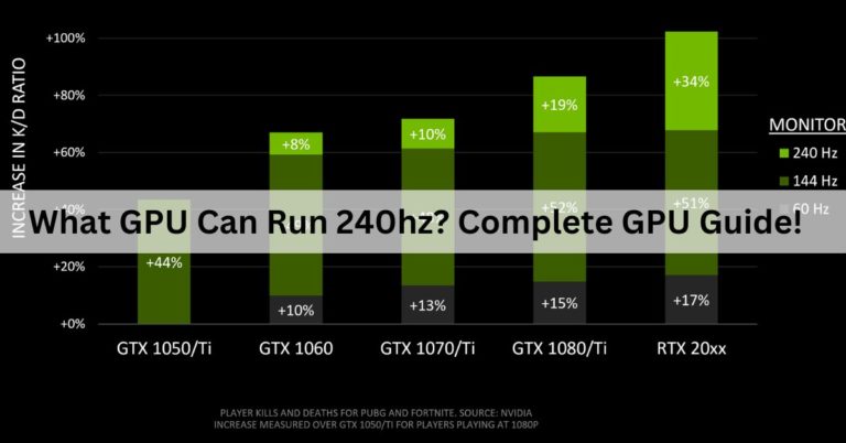 What GPU Can Run 240hz? Complete GPU Guide!